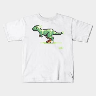 8-bit T-Rex Kids T-Shirt